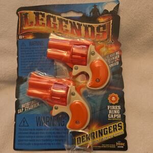 New Imperial Legends Of The Wild West Toy Cap Guns Pistol Revolver Derringers
